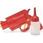 LŐDD TELE! Ketchup Gun 12 lövetes SZÓSZStukker vagy PIAPisztoly