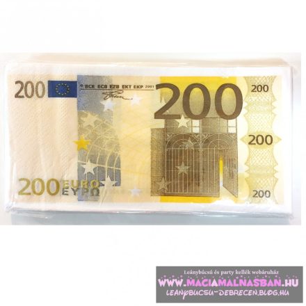 Szalvéta Euro 200