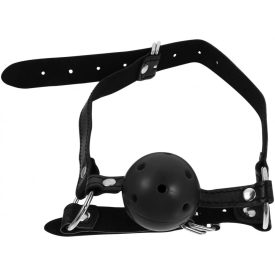 Miya Fétish szájgolyó gag FEKETE black