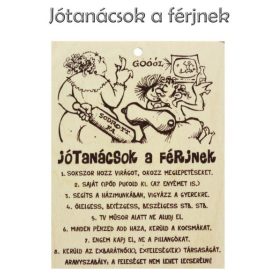 Fatábla Jótanácsok Férjnek