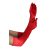 LONG SATIN RED GLOVES piros hosszú szatén kesztyű
