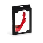 LONG SATIN RED GLOVES piros hosszú szatén kesztyű