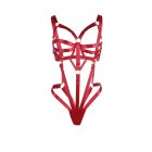 Adjustable body harness bordó hám