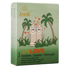Amor wild love pontozott pöttyös óvszer 3db