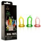 Amor BIG MIX színes ízesített vegyes gumióvszer 30 db