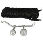You2Toys Bondage anál plug (149g) + BDSM kötél (10m)