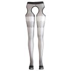 Cottelli - Hullámos szex harisnya (fekete) XL