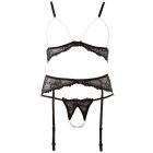 Abierta Fina - Gyöngyvarázs - fehérnemű trió S méret