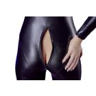 Cottelli fényes hosszúujjú overall fekete S méret