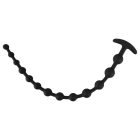 Black Velvet - gyöngyös análdildó (fekete)