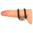 Rebel Heavy Rope - állítható pénisz-és heregyűrű (fekete)