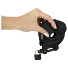 Black Velvet - pénisz- és hereketrec (fekete)