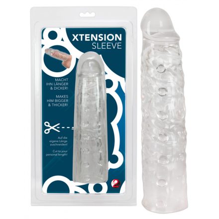 Xtension péniszköpeny (áttetsző)