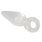 Finger Plug - análujj dildó (áttetsző)