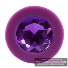 Colorful JOY lila köves plug