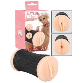   Nature Skin kétvégű élethű punci és popsi maszturbátor