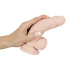 Nature Skin - tapadótalpas, élethű dildó - natúr (kicsi)