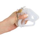 YOU2TOYS - PENISCAGE - SZILIKON PÉNISZKETREC (FEHÉR)