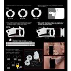 YOU2TOYS - PENISCAGE - SZILIKON PÉNISZKETREC (FEHÉR)