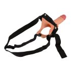 Realistixxx Strap-on - felcsatolható, üreges, élethű dildó (natúr)