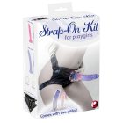 Strap-on Kit - felcsatolható dildó szett (2 dildós)