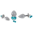 You2Toys - Butt Plug Set - anál plug szett pórázzal 