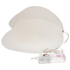Crystal  Clear kutyapóz Pussy & Ass - 2in1 rezgős maszturbátor (átlátszó)