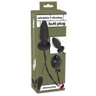 You2Toys - pumpálható anál tágító vibrátor (fekete)