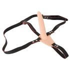 YOU2TOYS - STRAP-ON - AKKUS, FELCSATOLHATÓ VIBRÁTOR (NATÚR)