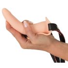 YOU2TOYS - STRAP-ON - AKKUS, FELCSATOLHATÓ VIBRÁTOR (NATÚR)