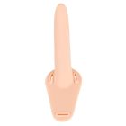 YOU2TOYS - STRAP-ON - AKKUS, FELCSATOLHATÓ VIBRÁTOR (NATÚR)