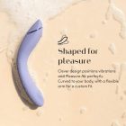 Womanizer OG - akkus, léghullámos 2in1 G-pont vibrátor (lila)