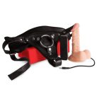 SEXXBIAN 6" VIBRATING DONG & HARNESS felcsatolható vibrátor