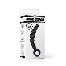   NMC Arse Beads 7" Ribbed Silicone Anal Beads I análgolyósor