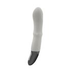 TITANZ 7" SILICONE RECHARGEABLE VIBRATOR IN IVORY WHITE multifunkciós g-pont vibrátor