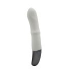 TITANZ 7" SILICONE RECHARGEABLE VIBRATOR IN IVORY WHITE multifunkciós g-pont vibrátor