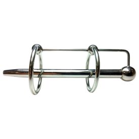 Rouge - rozsdamentes acél, dupla gyűrűs dilátor (ezüst)