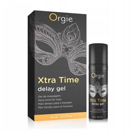 ORGIE XTRA TIME DELAY GEL- Ejakuláció késleltető gél férfiaknak (15ML)