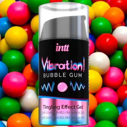 INTT Folyékony vibrátor Bubble Gum 15 ml