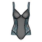 Obsessive Amanta teddy 2XL-3XL Alul nyitott body