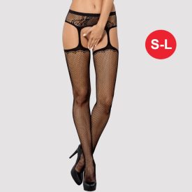 Obsessive - S232 garter stockings S-L