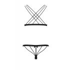 Obsessive 854-SET-1 - melltartó & bugyi S/M