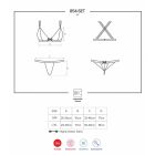 Obsessive 854-SET-1 - melltartó & bugyi S/M