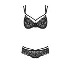 Obsessive 860-SET-1 - merevítős melltartó & tanga S/M