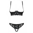 Obsessive Letica - nyitott melltartó/mellemelő és nyitott bugyinyi L/XL