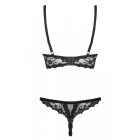 Obsessive Letica - nyitott melltartó/mellemelő és nyitott bugyinyi L/XL