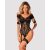 Obsessive G334 Bodystocking fekete cicaruha S-L