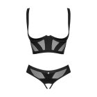 Obsessive Chic Amoria 2-pcs crotchless set M/L