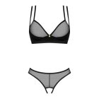 Obsessive Nesari nyitott szett fekete XL-XXL