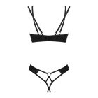 Obsessive Nesari nyitott szett fekete XL-XXL